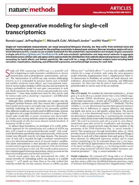 ggscvis|Deep generative modeling for single.